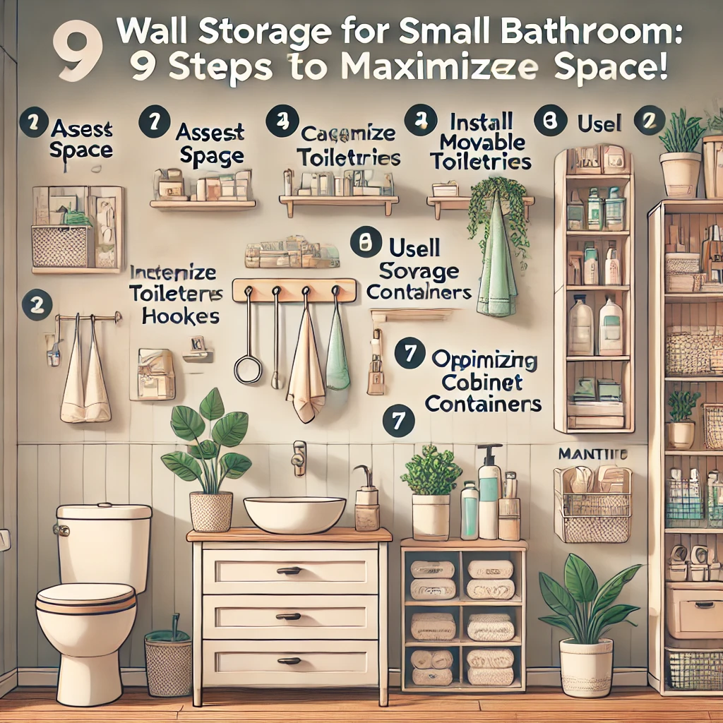 Wall Storage for Small Bathroom: 9 Steps to Maximize Space!
