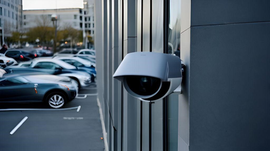 Monitor vehicle entrances and parking areas to improve visibility and overall facility security.