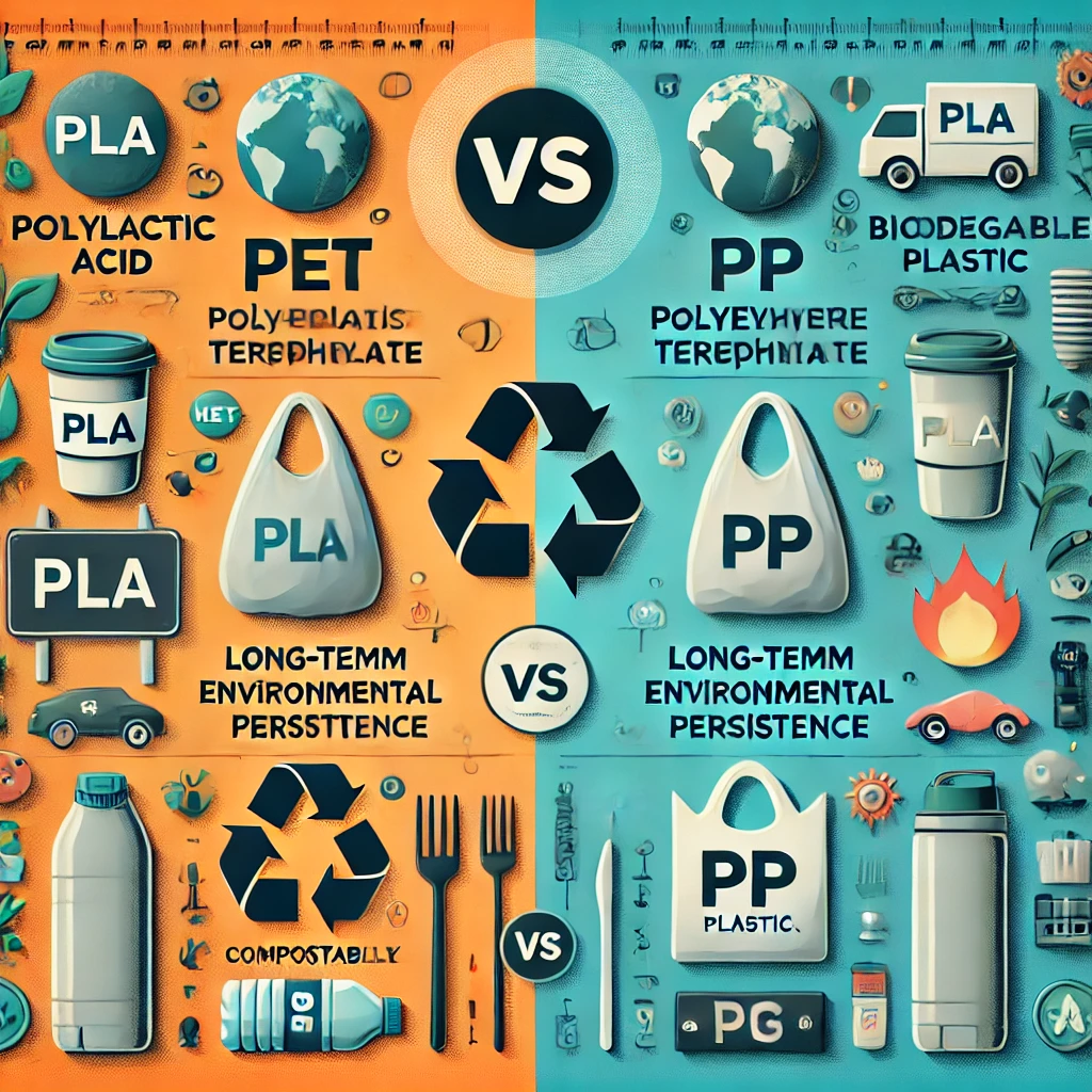 PLA vs. PET, PP, and Other Common Food-Safe Plastics