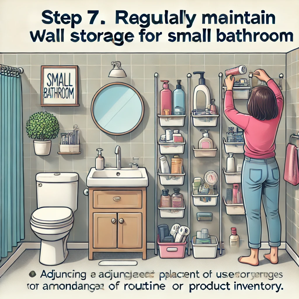 Wall Storage for Small Bathroom: Step 7. Regular Maintain Wall Storage for Small Bathroom