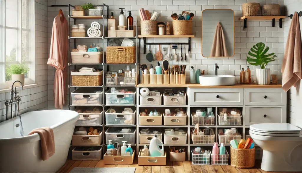 How to Organize Bathroom Toiletries? Tip 3: Use Storage Solutions